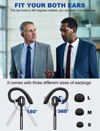 DECHOYECHO G5 Bluetooth Headset V5.1 with Charging Case