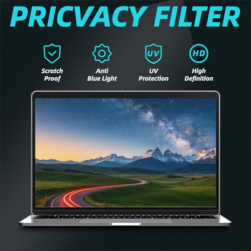 gopupu 13 Inches A18 Pro 2026 Magnetic Privacy Filter 9H Hardness Anti-Glare Screen Protector