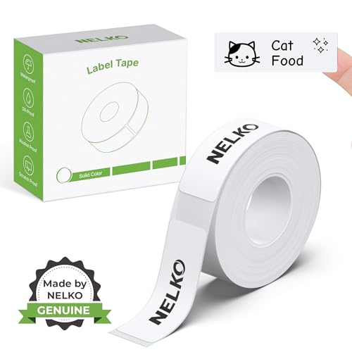 Nelko 0.55"x1.57" TP15x40 Standard Laminated Thermal Label Tape for P21 Printer