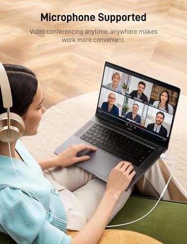 KAYQINHO USB Type A Audio Adapter 2 Ports