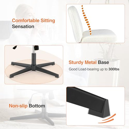 Sweetcrispy 26.4" x 26" x 32.5" C-7261-TD-V2-BG Ergonomic Adjustable Office Chair