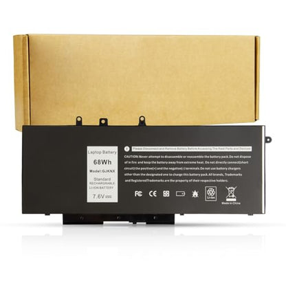 Futurebatt 68Wh GJKNX Lithium-Ion Battery 7.6V with 8500mAh Capacity for Laptops Compatibility