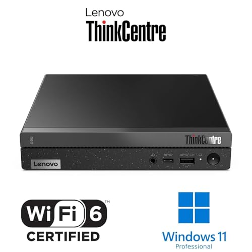 Lenovo ThinKCentre neo 50q Gen 4 Tiny 1L Business Mini Desktop Computer, 13th Gen Intel i5-13420H, 16GB DDR4 RAM, 512GB PCIe SSD, 2 DisplayPorts, Windows 11 Pro, WiFi 6