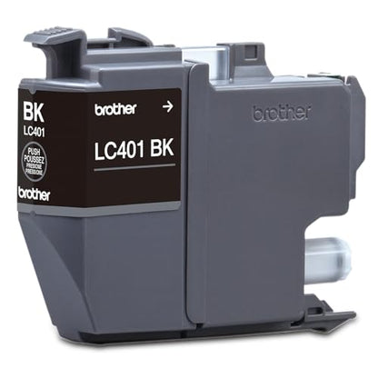 Brother LC401BK 200 Pages Black Ink Cartridge Inkjet Printer