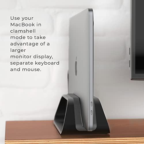 HumanCentric Stand Alone Laptop Stand Model 401-1024-B Title 3.94 x 8.11 x 3.03 inches Aluminum Black