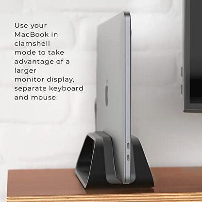 HumanCentric Stand Alone Laptop Stand Model 401-1024-B Title 3.94 x 8.11 x 3.03 inches Aluminum Black