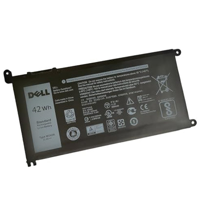 SANISI Lithium Polymer Battery WDX0R 11.4V 42mAh Rechargeable for Compatible Laptops
