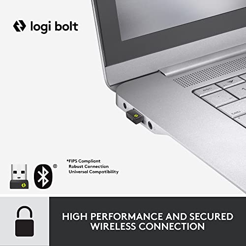 Logitech MK650 Combo for Business Wireless Mouse and Keyboard, Logi Bolt, Bluetooth - Graphite