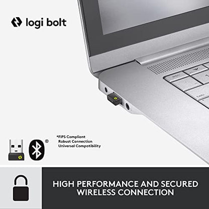 Logitech MK650 Combo for Business Wireless Mouse and Keyboard, Logi Bolt, Bluetooth - Graphite