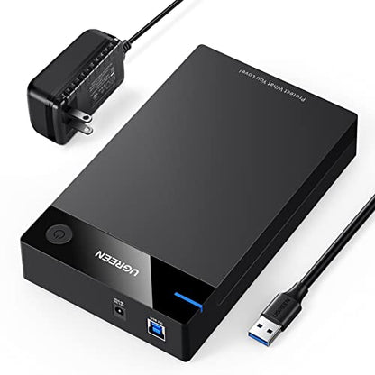 UGREEN 3.5 Inch External Hard Drive Enclosure Model 50423 with USB 3.0 Support
