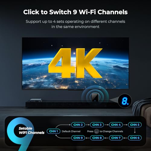 LuckDog BIN-910 Wireless HDMI Transmitter & Receiver 4K 400FT 30Hz