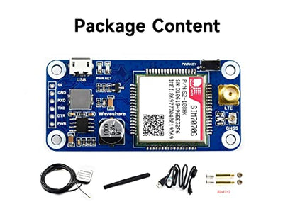 Waveshare SIM7070G Cat-M/NB-IoT/GPRS HAT for Raspberry Pi - USB Connectivity - GNSS Positioning