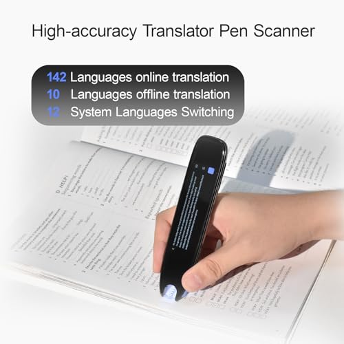 Mozeyerh Translation Pen Scanner 142 Languages OCR Reading Device