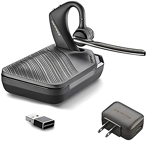 YISMO 5200-UC Bluetooth Headset Bundle with Charging Case and USB Dongle