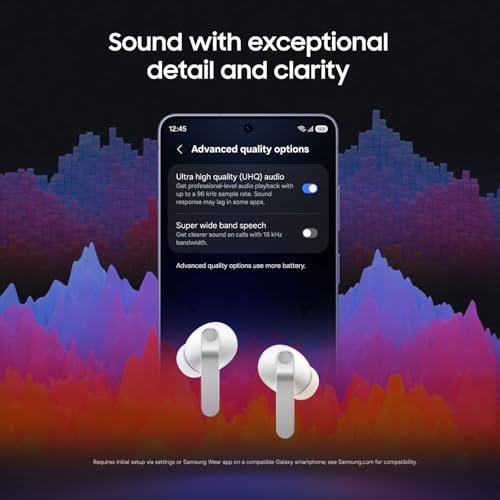 Samsung SM-R640NZKFXAR Wireless Bluetooth Earbuds In Ear Black