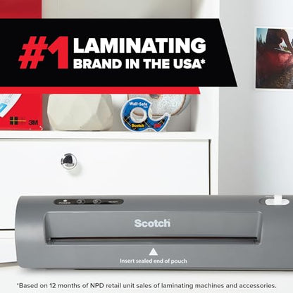 Scotch Thermal Laminator TL901X, 9" Wide Capacity, 2 Roller System