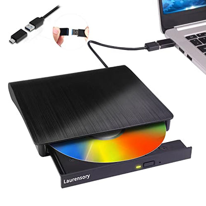 Laurensory 5.25 Inches 791101349951 USB 3.0 External Optical Drive