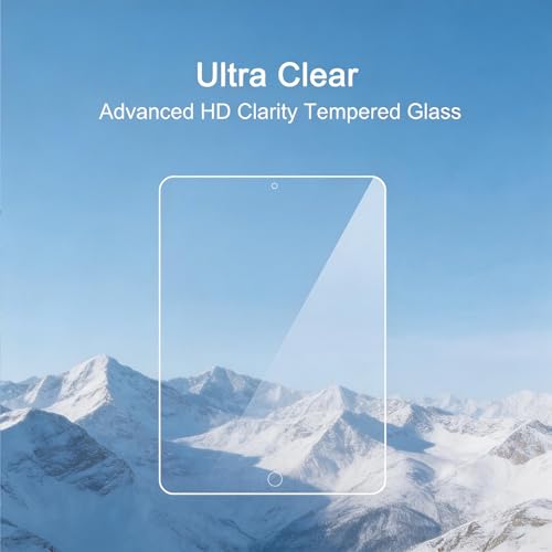 FAYOUCZ 10.2 Inch iPad 9th 8th 7th Generation Screen Protector 9H Hardness HD Clear