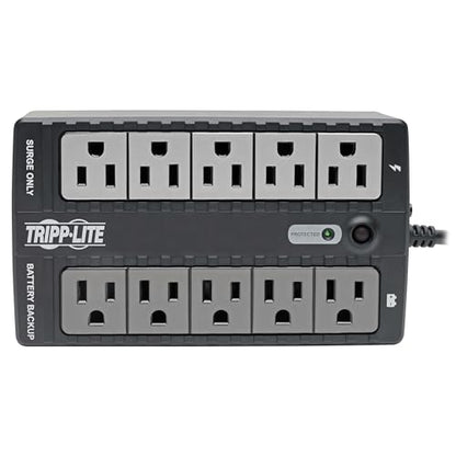 Tripp Lite Compact INTERNET550U UPS Battery Backup 550VA / 300W, 120V, 10 Outlets, NEMA Plug