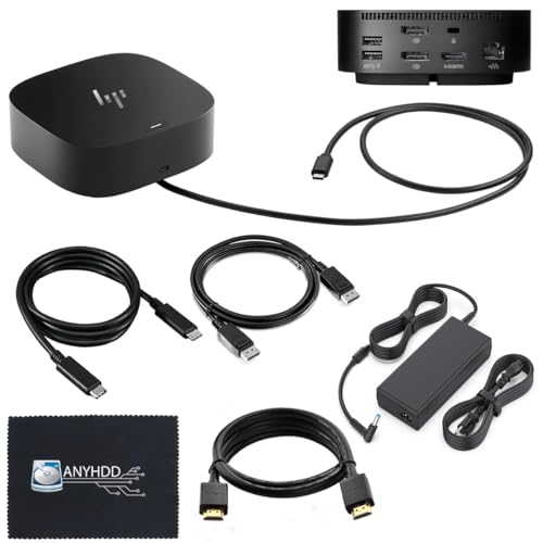 ANYHDD 120W 5TW10AA Docking Station USB 3.0 HDMI DisplayPort USB Type C