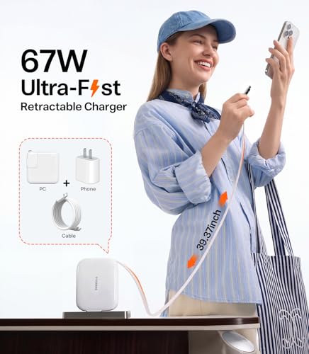 TORRAS 67W CQ10 USB Type-C Charger Block, Dual-Port, Standard A Power Plug