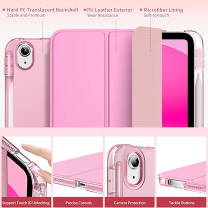 MoKo Case for iPad (A16) 11th Gen 11" 2025, iPad 10th Gen 10.9" 2022