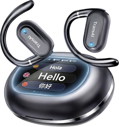 TRANSAI Wireless Earbuds G1 Translator 157 Languages Real-Time 3-in-1