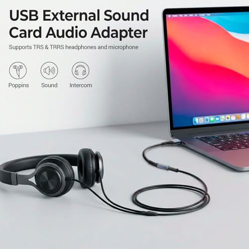 AUXNIU USB to 3.5mm Audio Adapter Model Number USBA3.5
