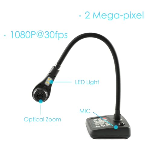 INEBIZ Document Camera IB280 2MP 1080p HDMI/USB A3 Optical Zoom