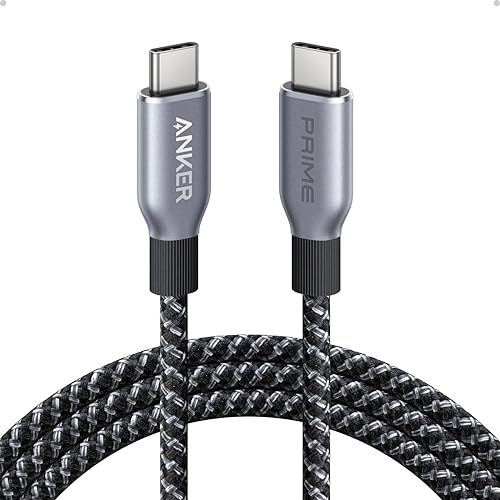 Anker 6 Feet A88E2 USB Type C Male-to-Male Cable 480 Mbps Data Transfer 240W Power Delivery USB-IF Compliant