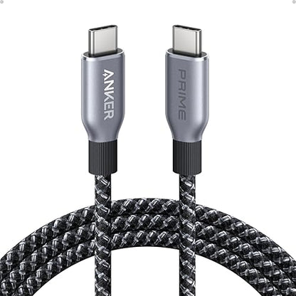 Anker 6 Feet A88E2 USB Type C Male-to-Male Cable 480 Mbps Data Transfer 240W Power Delivery USB-IF Compliant