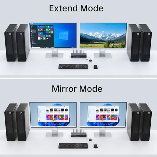 AOOCOO KVM Switch 4-way 5A 5V Normally Open Push Button Surface Mount Black