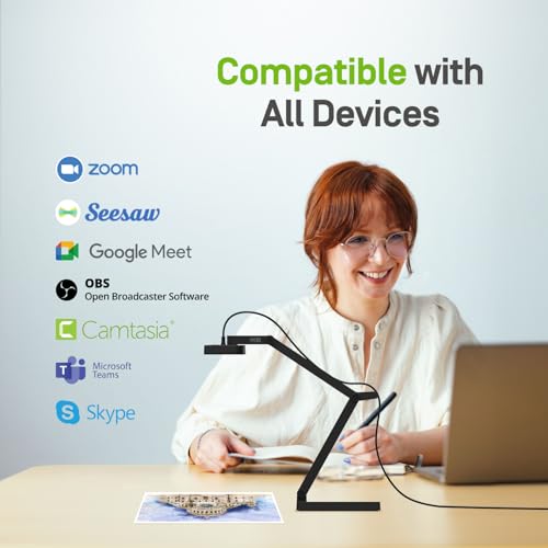IPEVO 5-932-2-08-00 13MP Document Camera 3840 x 3104 Resolution USB