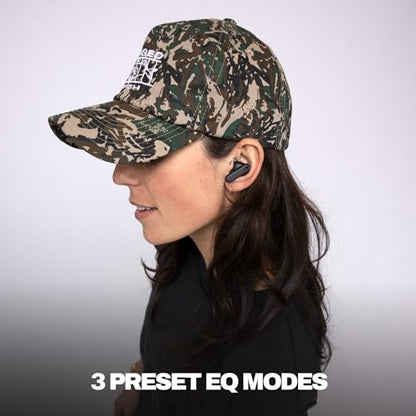Skullcandy True Black S2TAW-R740 Wireless Earbuds, Bluetooth 5.0, Noise Isolation, 20 Hours Battery Life, IPX4 Water Resistance