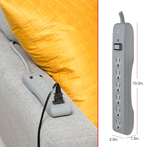 GE 6-Outlet Surge Protector DFTQ-R203 120 Volts 15 Amps