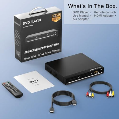 WSJSYH DVP-608 1920x1080 1 HDMI CD/DVD Player