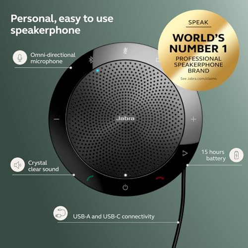 Jabra 122mm 7510-209-01 Dynamic 50mm Speaker Portable Speaker