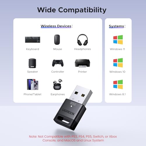 UGREEN Bluetooth 6.0 USB Adapter Model 75073