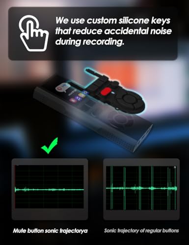Jaswill 64GB A1 USB Digital Voice Recorder for Personal Computer
