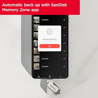 SanDisk 256GB Ultra Dual Drive Luxe USB Type-C SDDDC4-256G-GAM46