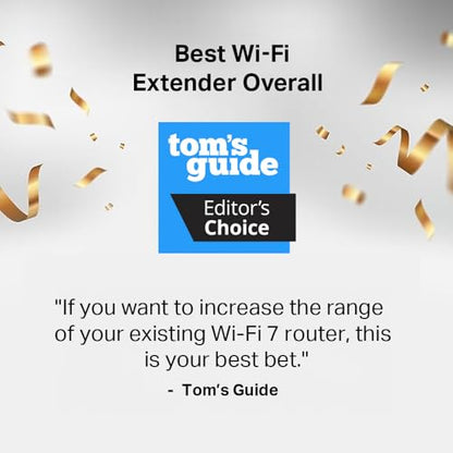 TP-Link RE653BE 10 Gbps Tri-Band Wireless Extender with 6 GHz Band