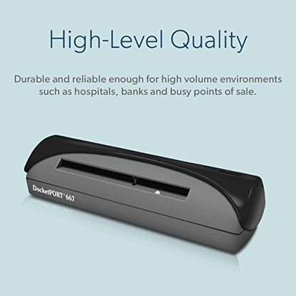AMBIR DocketPORT 667 600dpi USB Business Card Scanner