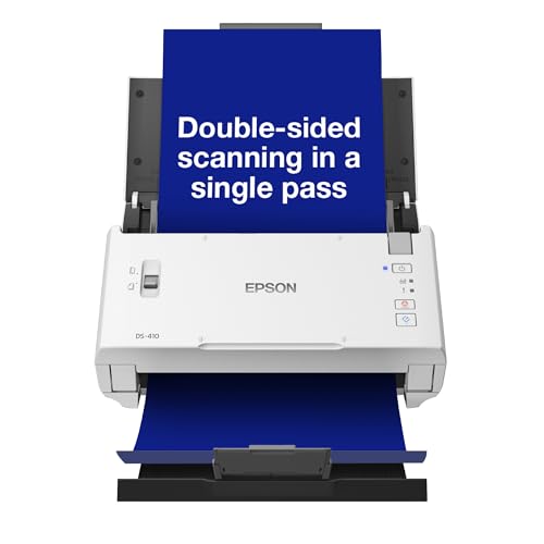 Epson A4 Scanner Workforce DS-410 600 DPI USB CMOS Flatbed Scanner