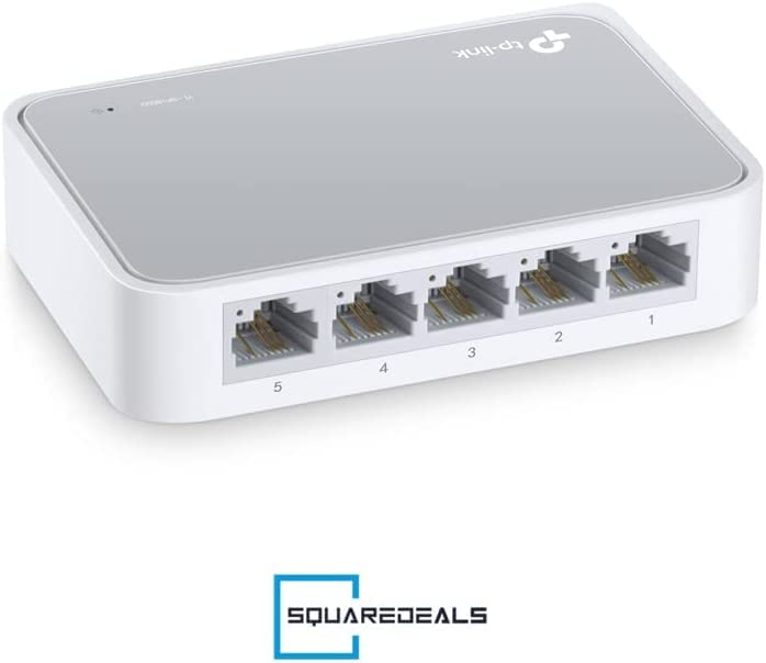 TP-Link TL-SF1005D 5-Port Unmanaged Ethernet Switch 10/100Mbps RJ45