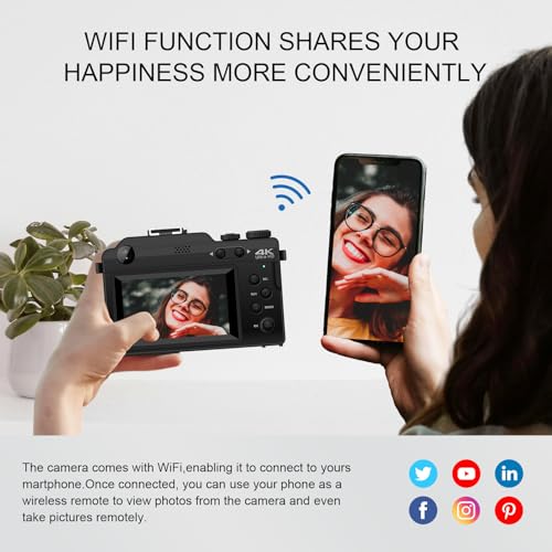 Yatao 3 Inch YT01 64MP 5K 60FPS CMOS Digital Camera