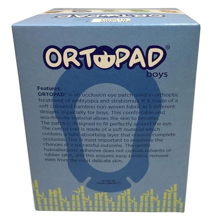 Ortopad® Bamboo 50 Count Regular Size Eye Patches for Children 4+ - Adhesive Healthcare Product
