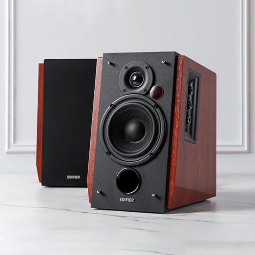 Edifier 4 Inch R1700BTS Wired and Wireless Bookshelf Speakers with Remote Control