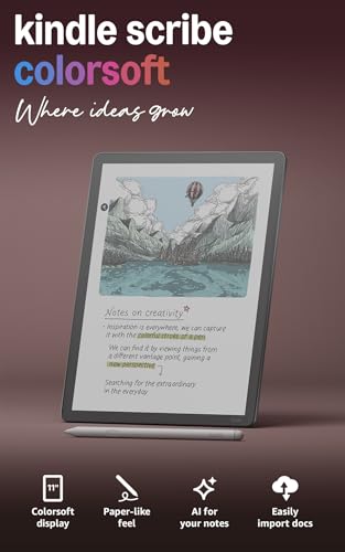 Amazon Kindle Scribe 11" Colorsoft 64GB Front Light