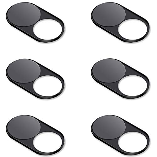 CloudValley 6-Pack WCC-6P Webcam Cover 720p HD USB Manual Focus Black