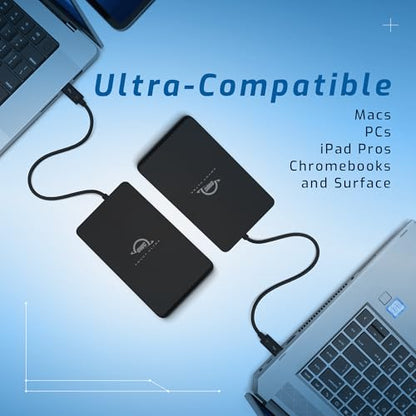 OWC 4 TB OWCTB5ENVU04 Thunderbolt 5 External Solid State Drive, Portable, 6000 MB/s Read Speed, Aluminum Enclosure